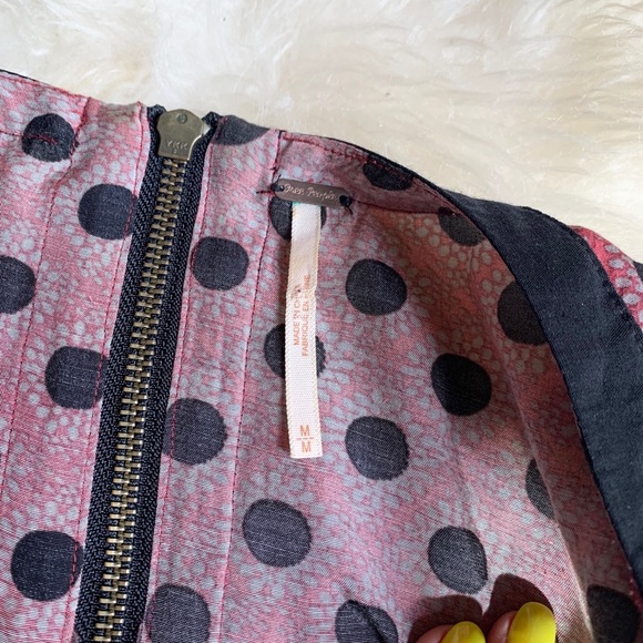 Free people black and red tank top - Picture 3 of 5